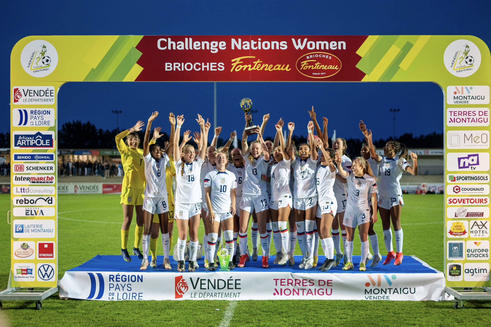 #U16F - Mondial Montaigu - La FRANCE s'incline avec les honneurs