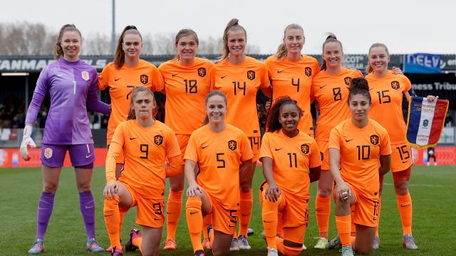 L'équipe des Pays-Bas (photo KNVB)