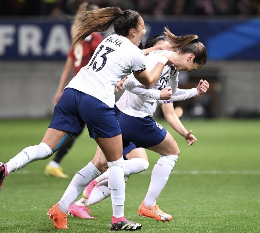 La rage de Léa Le Garrec (photo twitter edf)