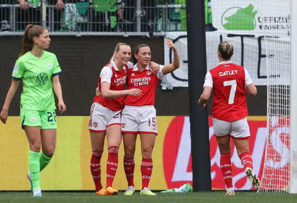 mais les Gunners ont frappé (photo UEFA)
