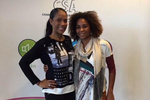 Christine Kelly du CSA et Laura Georges (photo CSA) Christine Kelly du CSA et Laura Georges (photo CSA)