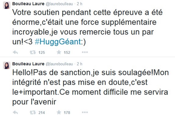 Laure Boulleau a tweeté ce mercredi la décision de la FFF