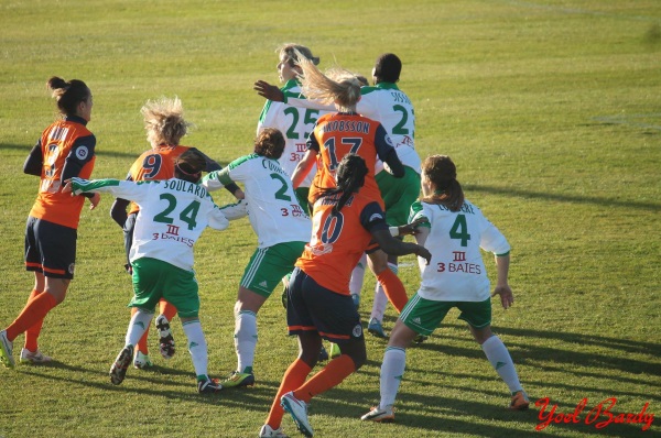 Montpellier s'est imposé un à zéro face à Saint-Etienne (photo ASSE féminines)