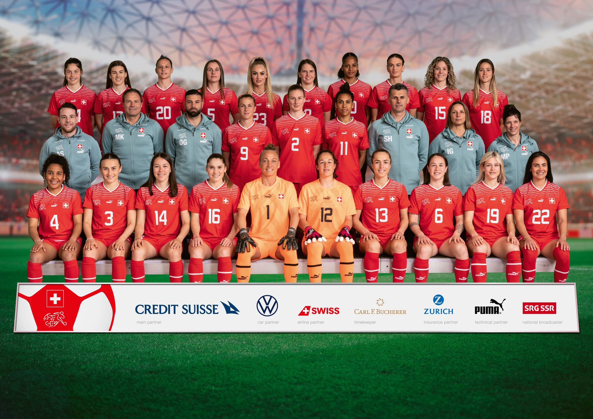 La sélection suisse (photo SVF)