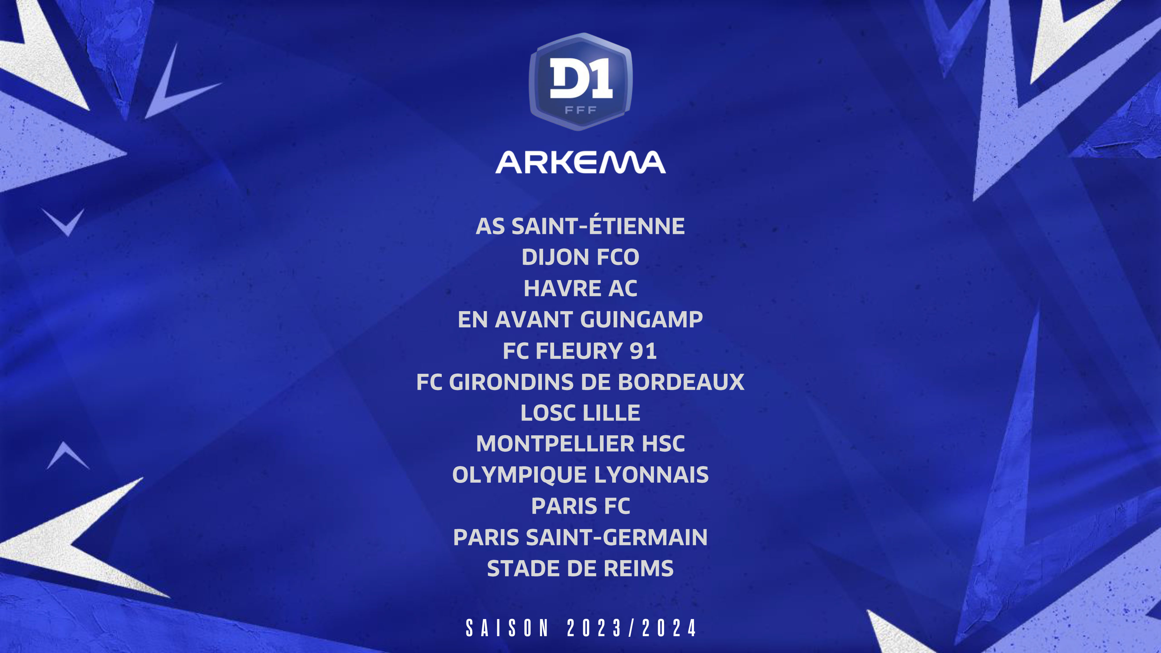 D1Arkema - Le calendrier 2023-2024