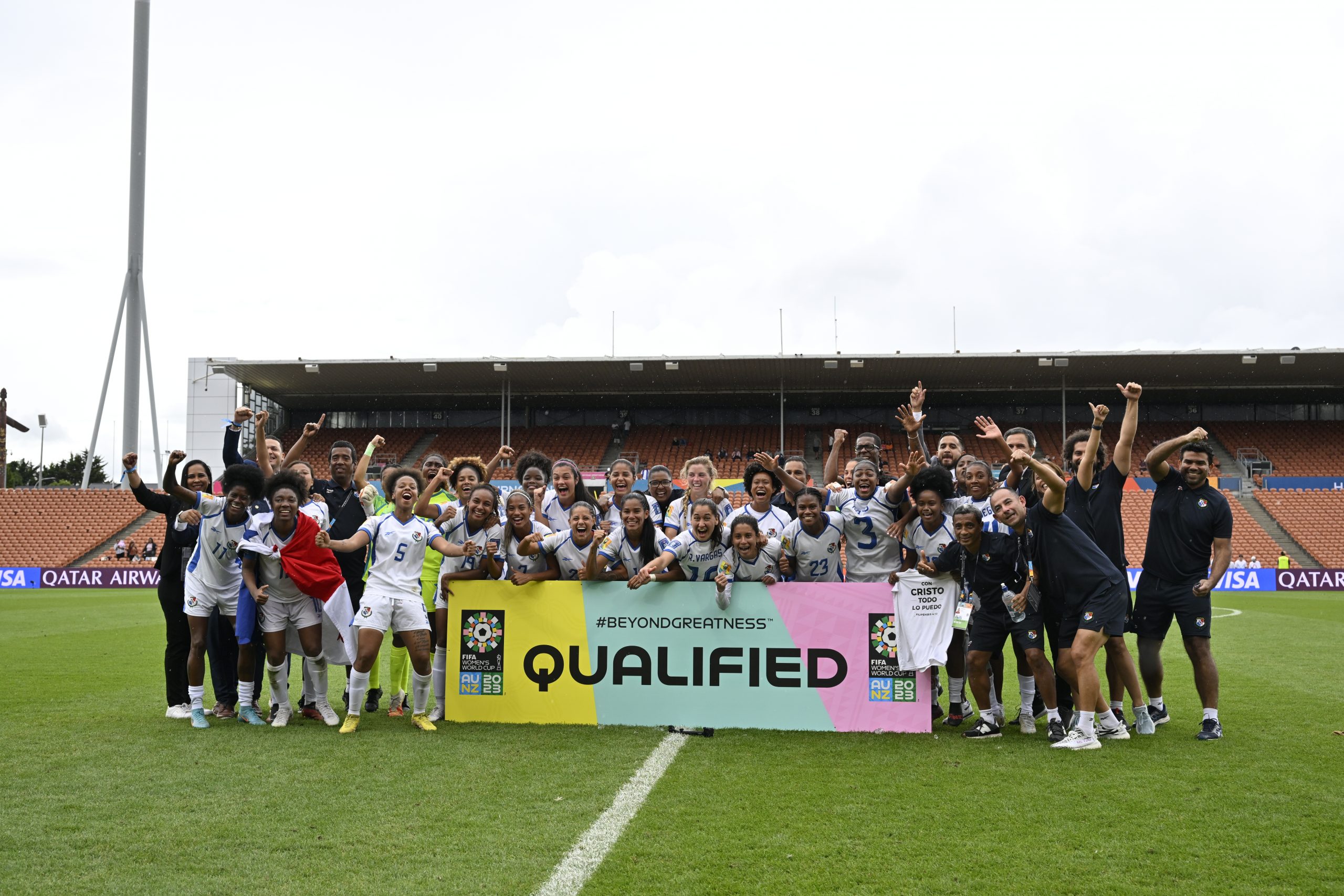 Le Panama lors de sa qualification en février dernier (photo FIFA)