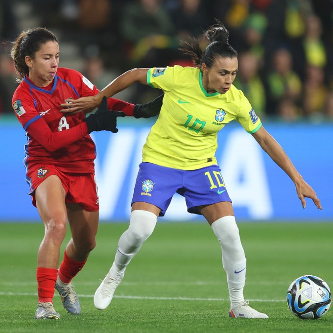 Marta a joué le dernier quart d'heure (photo FIFA WWC)