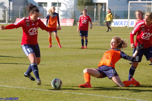 Marie Gosse et Arras ont connu un lourd revers face au Montpellier de Tonazzi (photo Marie Guibert)