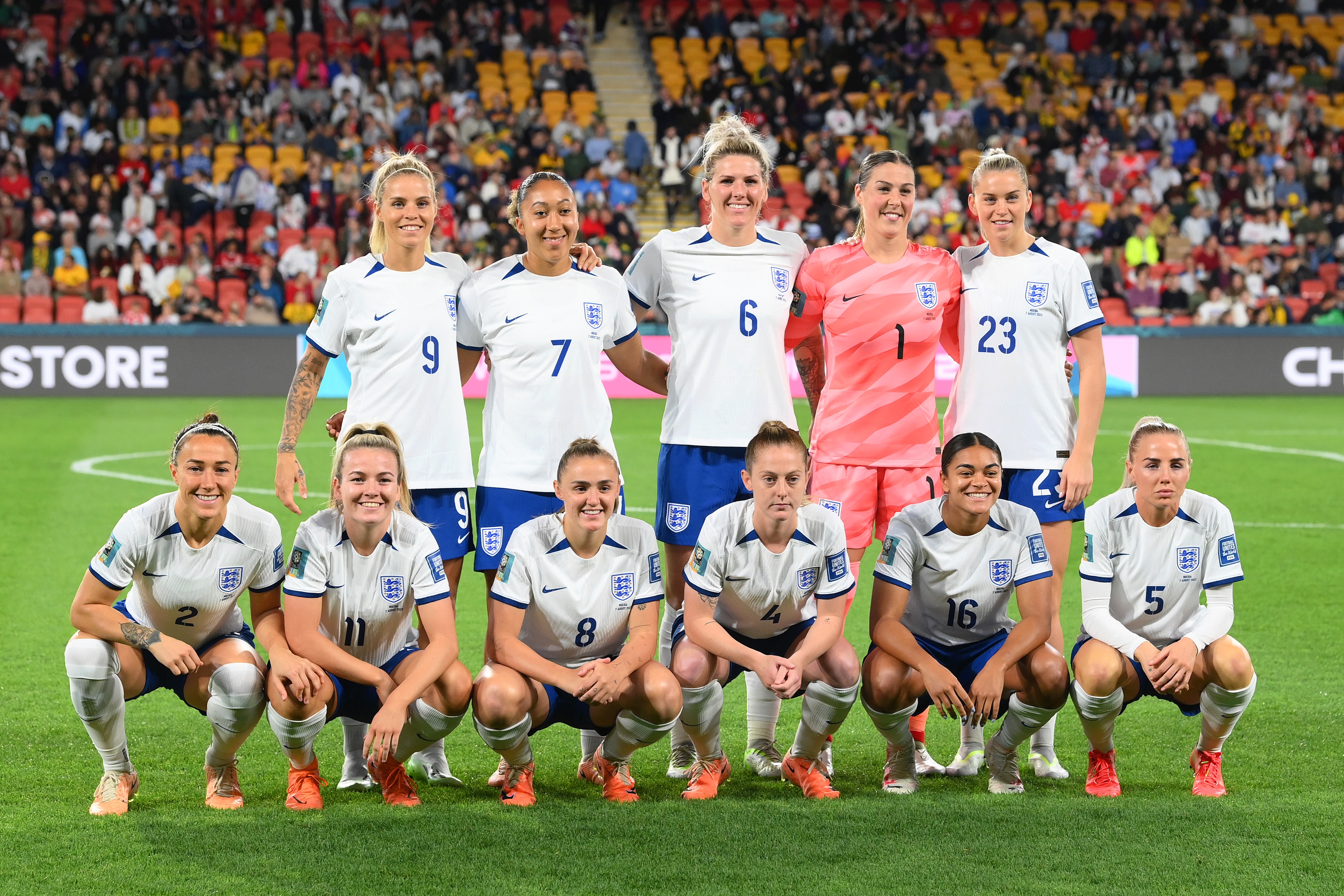 Le XI anglais (photo FA England)