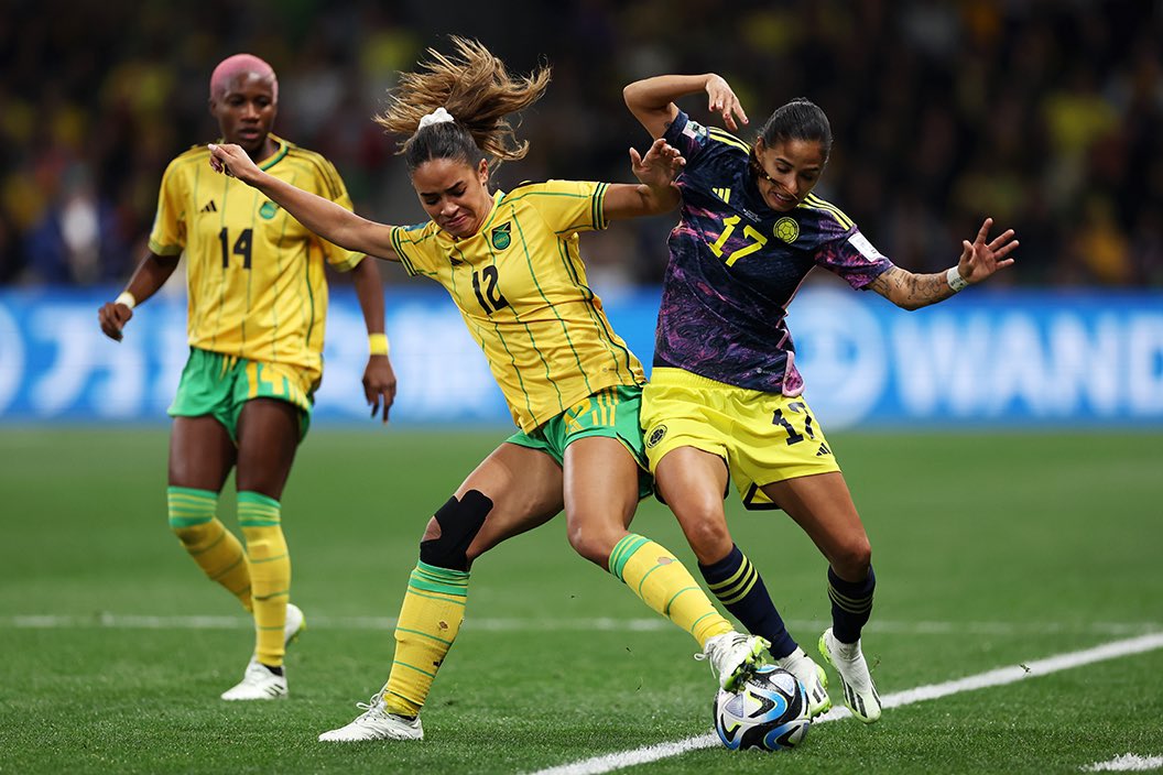 Un match accroché et une première participation aux quarts pour la Colombie (photo FIFA WWC)