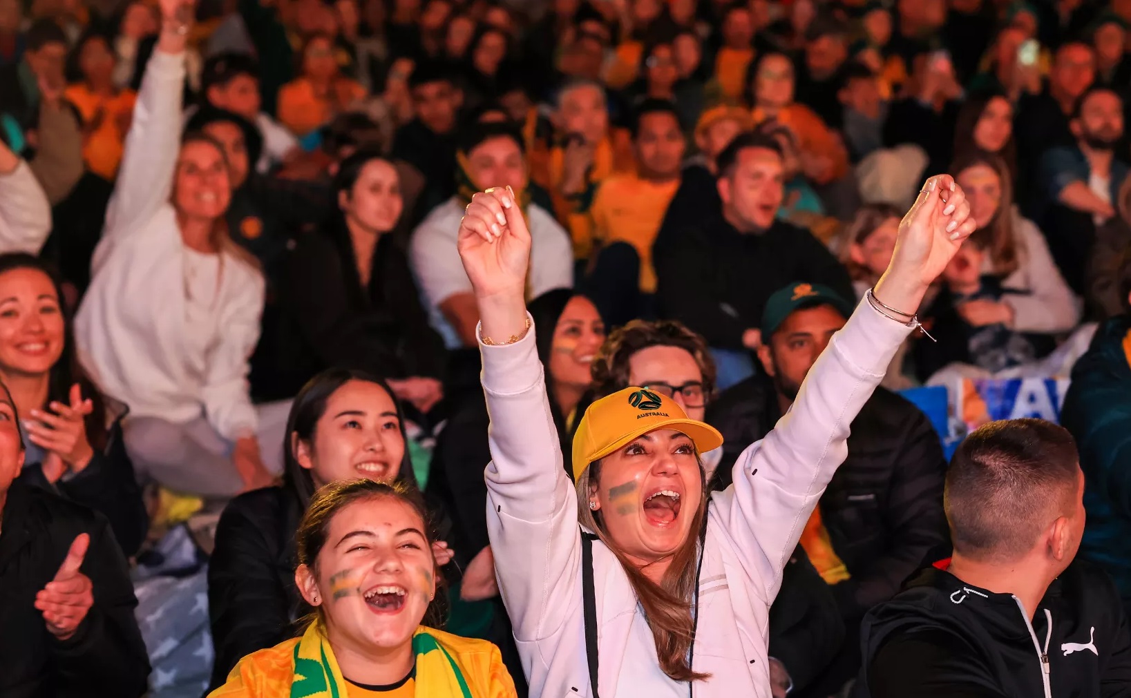 La liesse populaire en Australie (photo FIFA WWC)