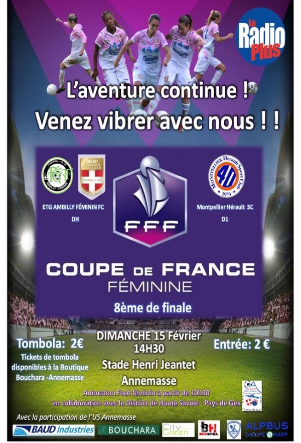 Coupe de France (Huitièmes de finale) - Le programme