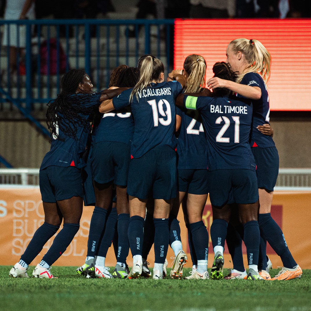 Les Parisiennes en finale du tournoi (photo PSG)