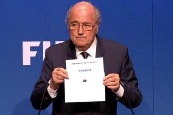 L'annonce de Sepp Blatter (photo FIFA) L'annonce de Sepp Blatter (photo FIFA)