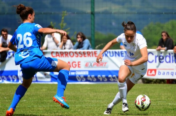 Sandrine Brétigny a marqué 12 fois cette saison (photo ASJ Soyaux)