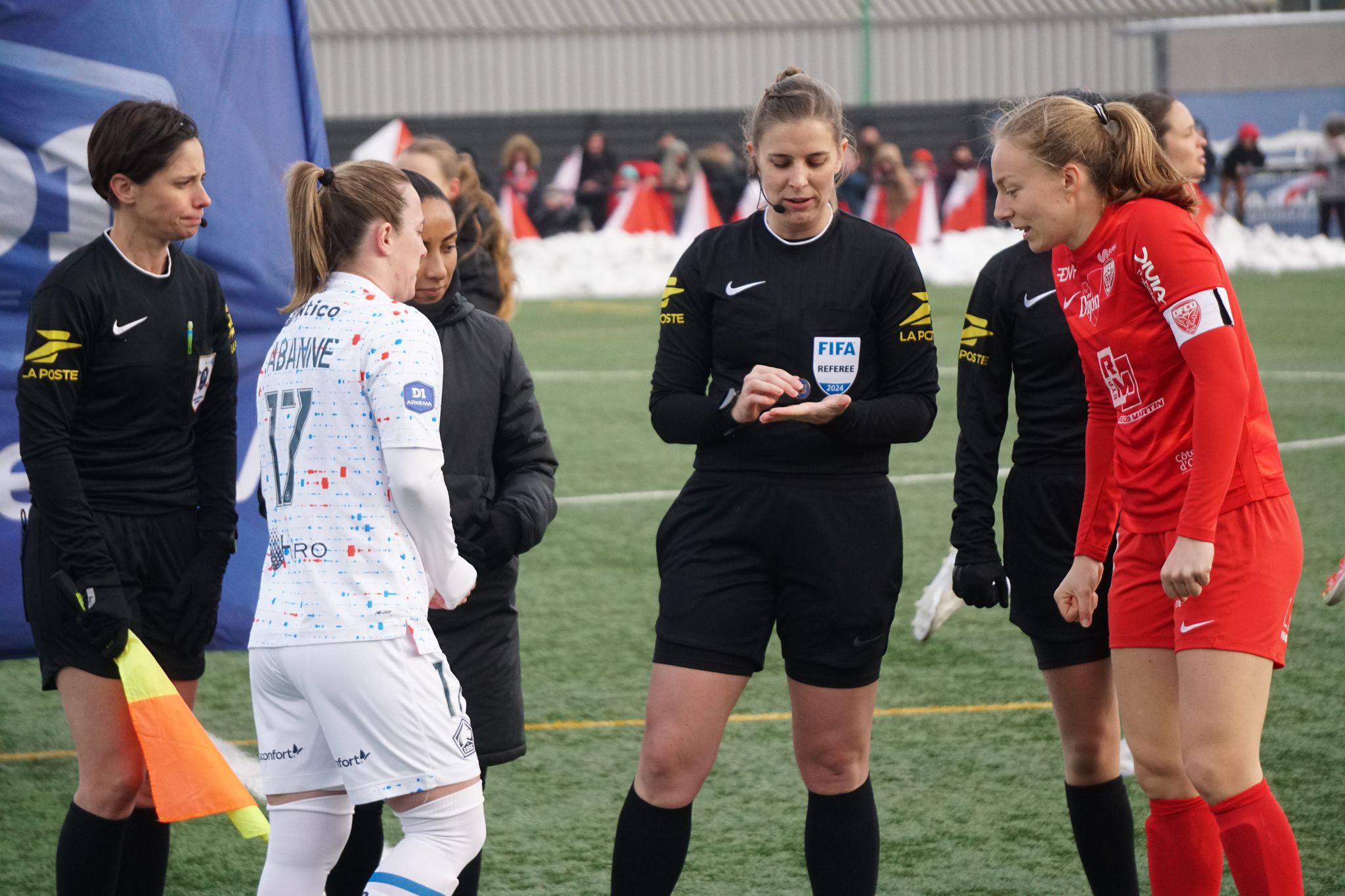 Lille - Dijon samedi dernier en D1 (photo footofeminin)