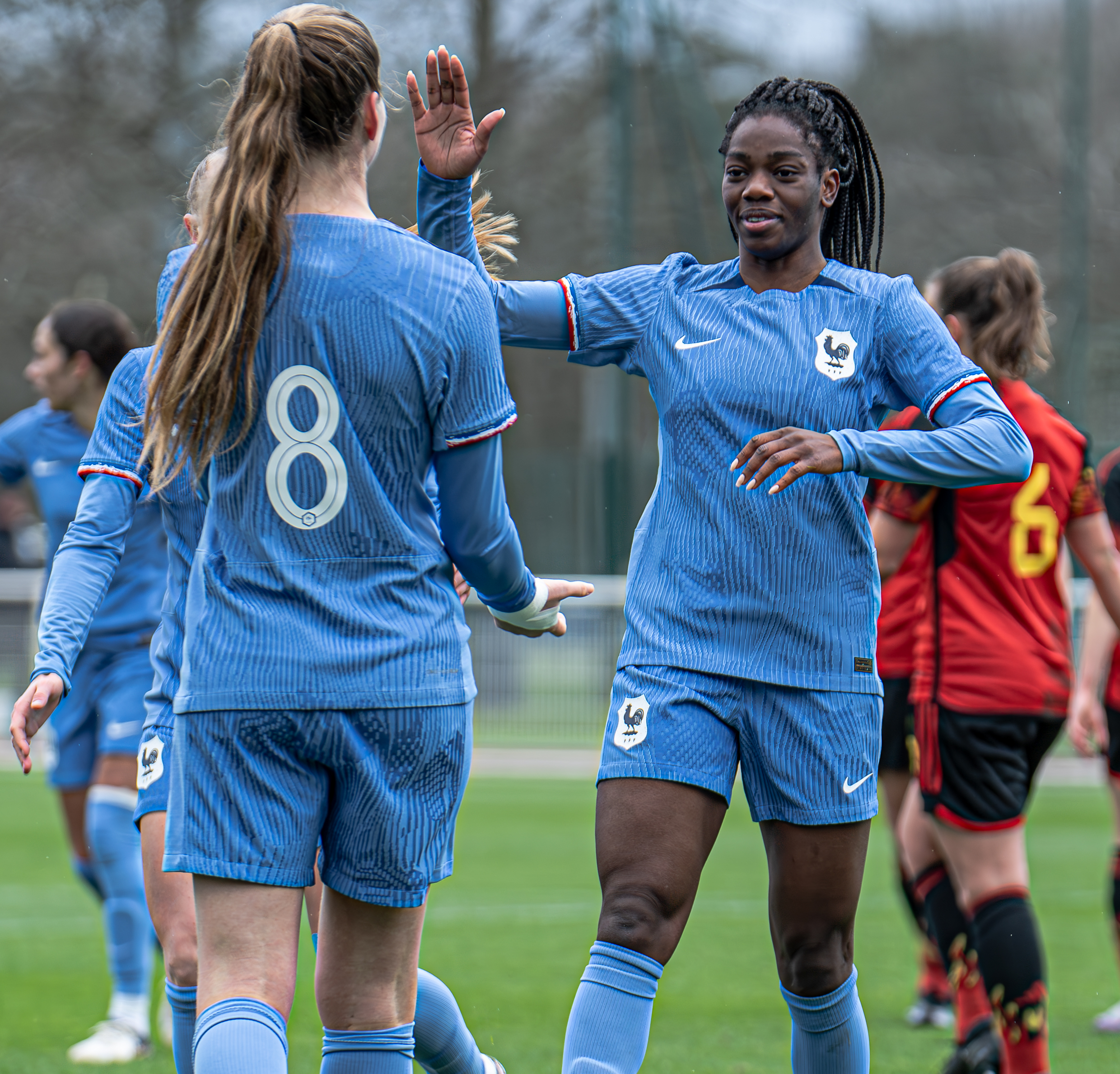 Naomie Feller a permis d'égaliser (photo Gianni Pablo)