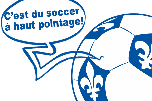 Même en Français, difficile de tout comprendre quand on écoute un match de "soccer" à la radio.