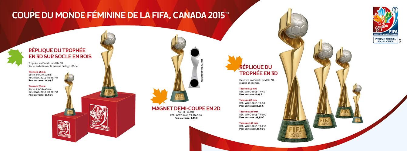 Coupe du Monde Canada 2015 - Découvrez les produits dérivés officiels...
