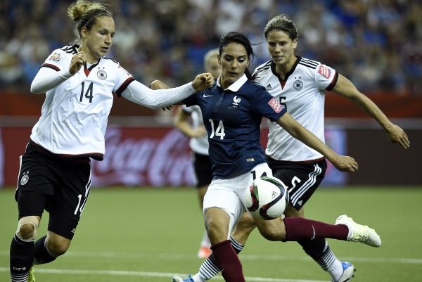 Louisa Necib a ouvert le score pour les Bleues (photo FIFA.com)