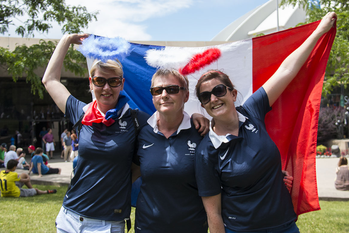 Trois anges bleues