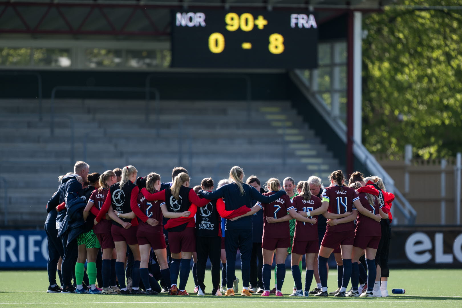 #U17F - Carton tricolore face à la NORVÈGE et qualification en poche