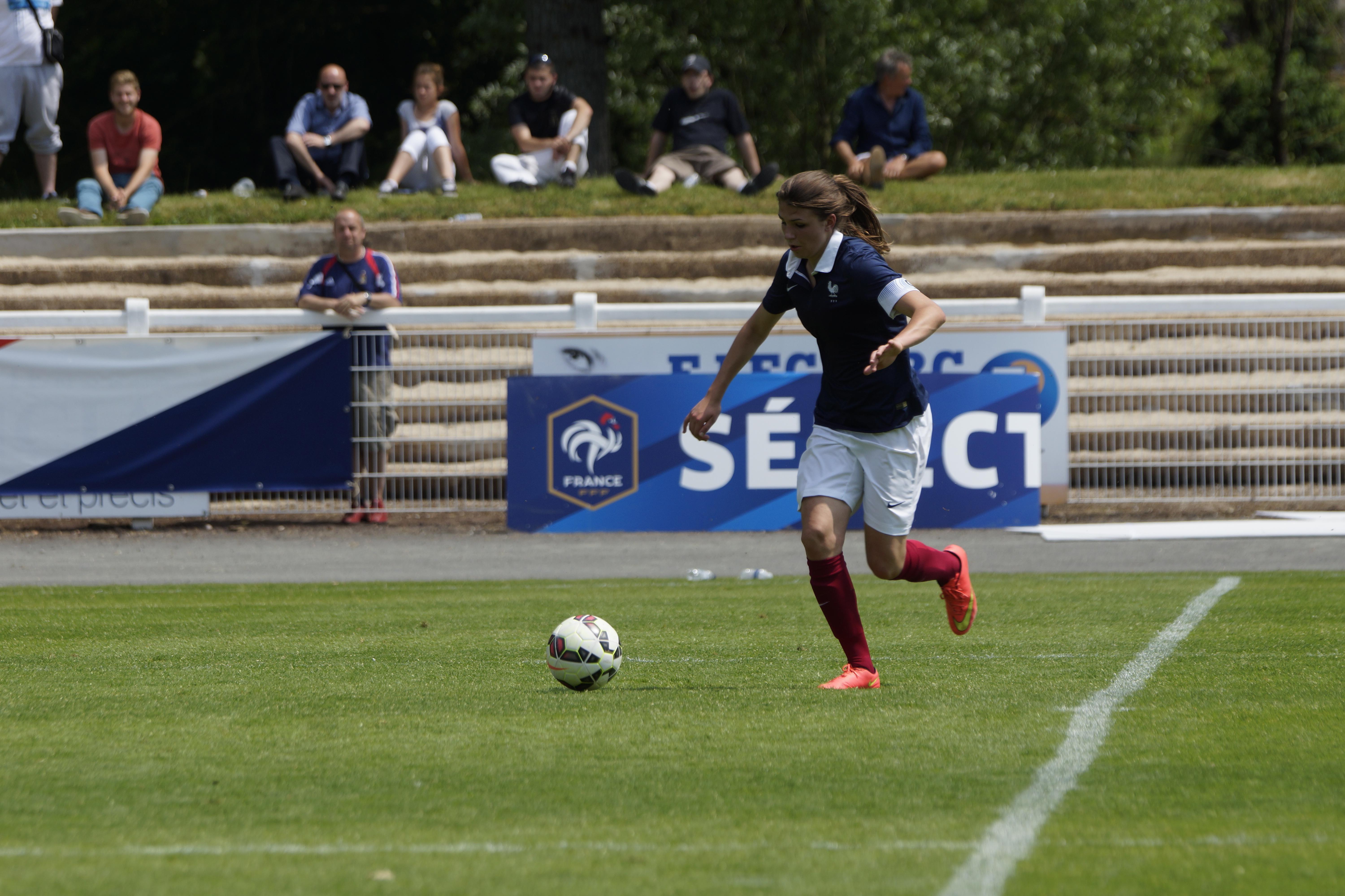 Pauline Dhaeyer, titulaire indiscutable de la sélection (photo Sébastien Duret) Pauline Dhaeyer, titulaire indiscutable de la sélection (photo Sébastien Duret)