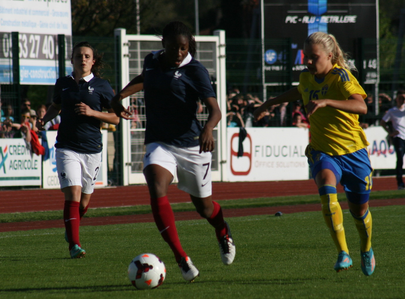 Marion Romanelli, à gauche, était de la mésaventure précédente face à la Suède en 2014 (photo Christophe Ringaud) Marion Romanelli, à gauche, était de la mésaventure précédente face à la Suède en 2014 (photo Christophe Ringaud)