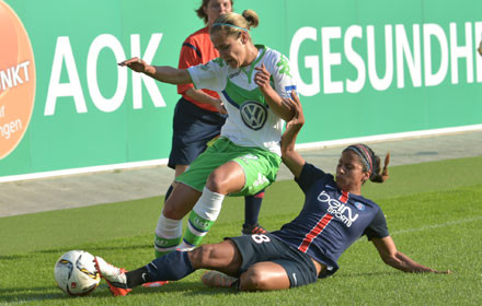 Shirley Cruz et le PSG effectuent un stage en Allemagne (photo PSG)