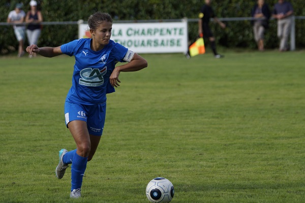 Justine Deschamps, l'exemple d'une jeune qui a trouvé sa place en D1 (photo Sébastien Duret)