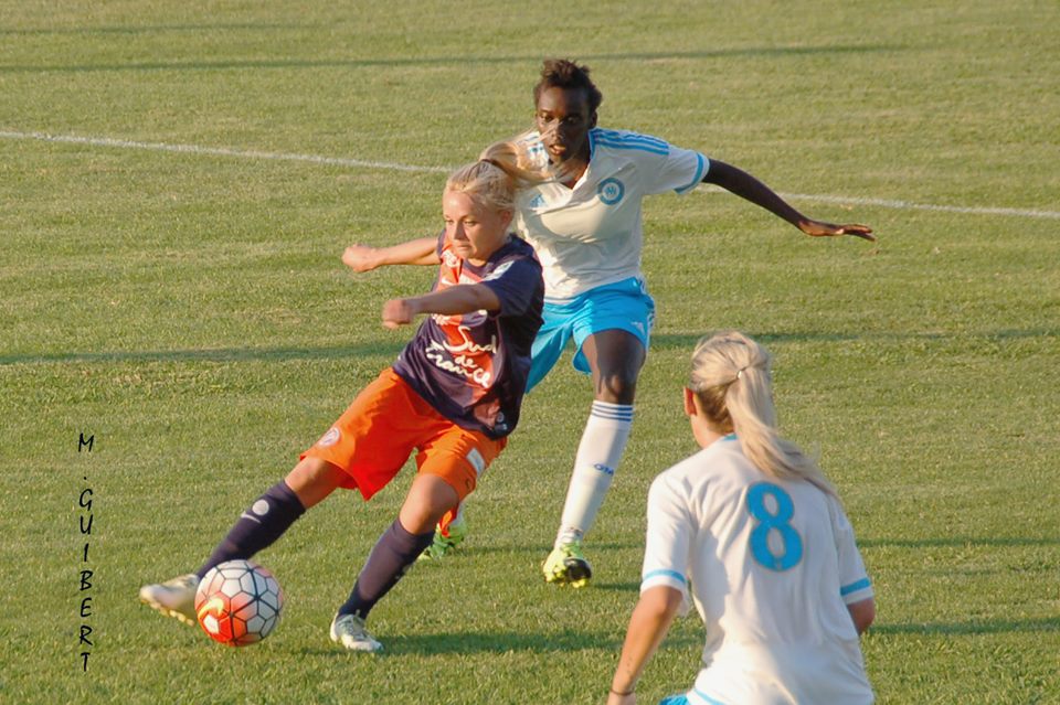 Marion Torrent, fidèle au MHSC (photo Marie Guibert)