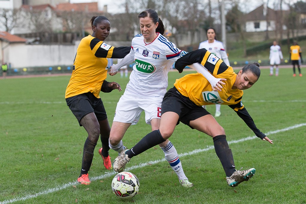 Lotta Schelin et l'OL retrouvent St Maur en D1 cette fois-ci (photo LMP)
