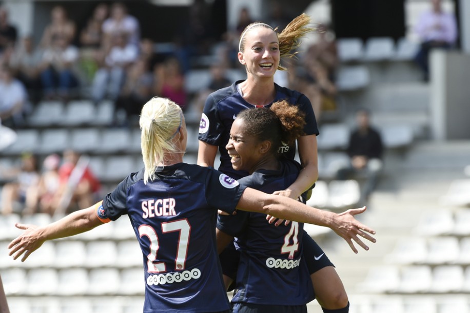 Laura Georges a inscrit le troisième but (photo PSG.fr)