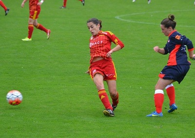 Deux buts en deux matchs pour Solène Barbance (photo Marie-Pierre Guillet)