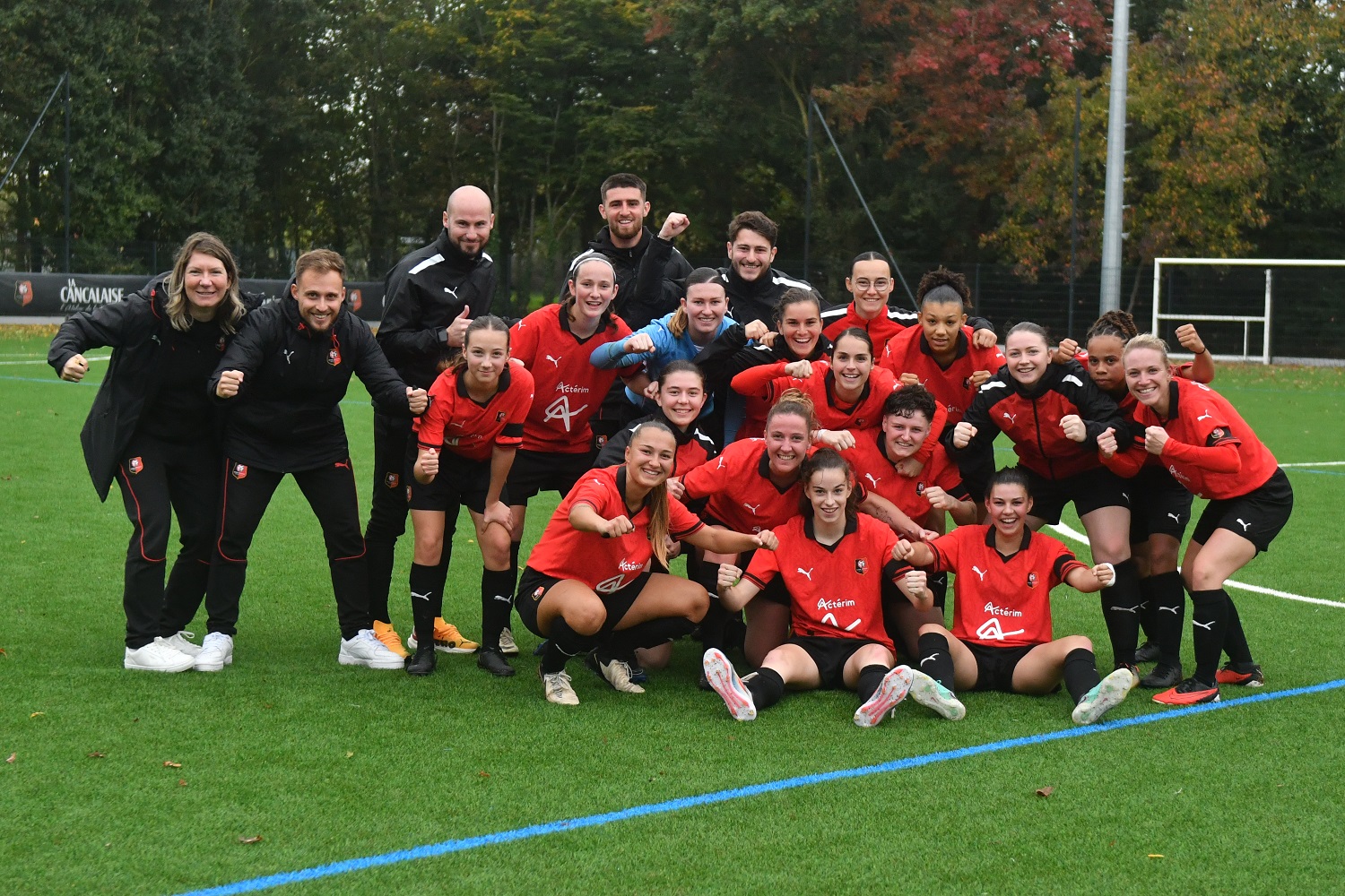 Les joueuses du Stade Rennais (photo Philippe Le Brech) Les joueuses du Stade Rennais (photo Philippe Le Brech)