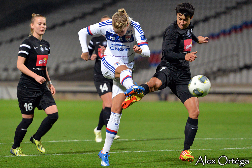 Comme à l'aller, Hegerberg a été buteuse Comme à l'aller, Hegerberg a été buteuse