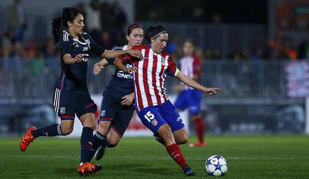 Necb a ouvert le score pour l'OL (photo Atlético)