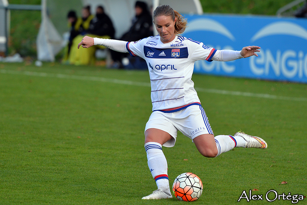 Amandine Henry a inscrit son quatrième but de la saison