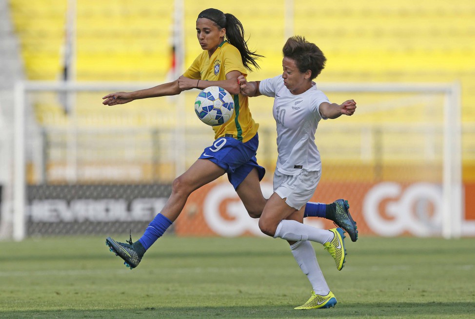 Andressa Alves passeuse décisive pour Erika (photo CBF) Andressa Alves passeuse décisive pour Erika (photo CBF)