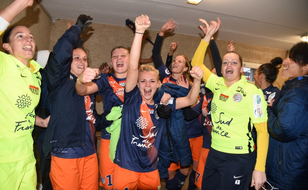 Joie dans le vestiaire montpelliéraine (photo MHSC) Joie dans le vestiaire montpelliéraine (photo MHSC)