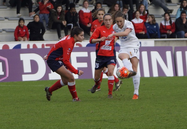 Thiney a inscrit les deux derniers buts juvisiens (photo Sébastien Duret)