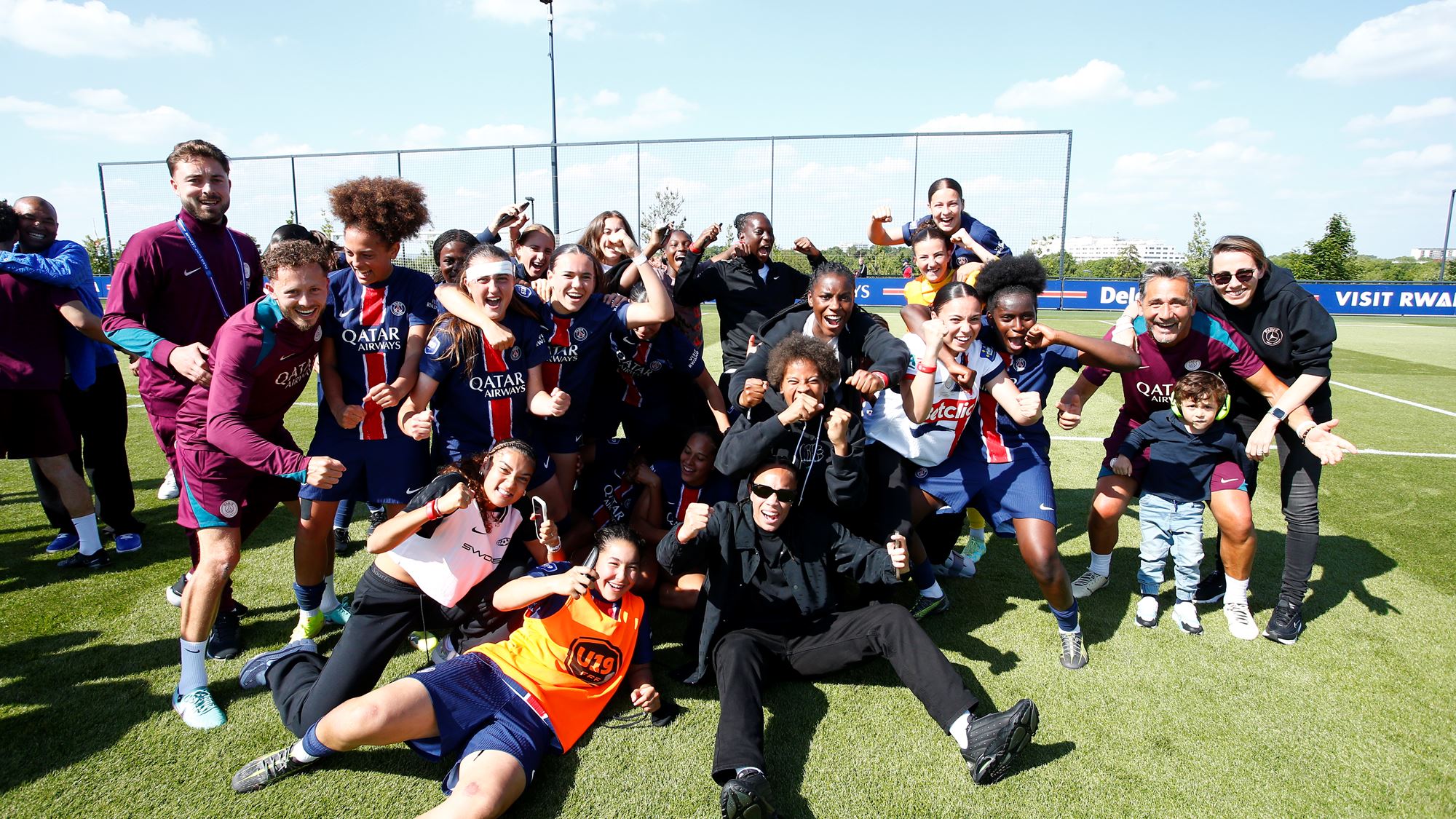 Les Parisiennes entraînées par Sonia Haziraj ce dimanche ont réussi un parcours victorieux sous la direction de Paulo César depuis le début de saison (photo PSG.fr)