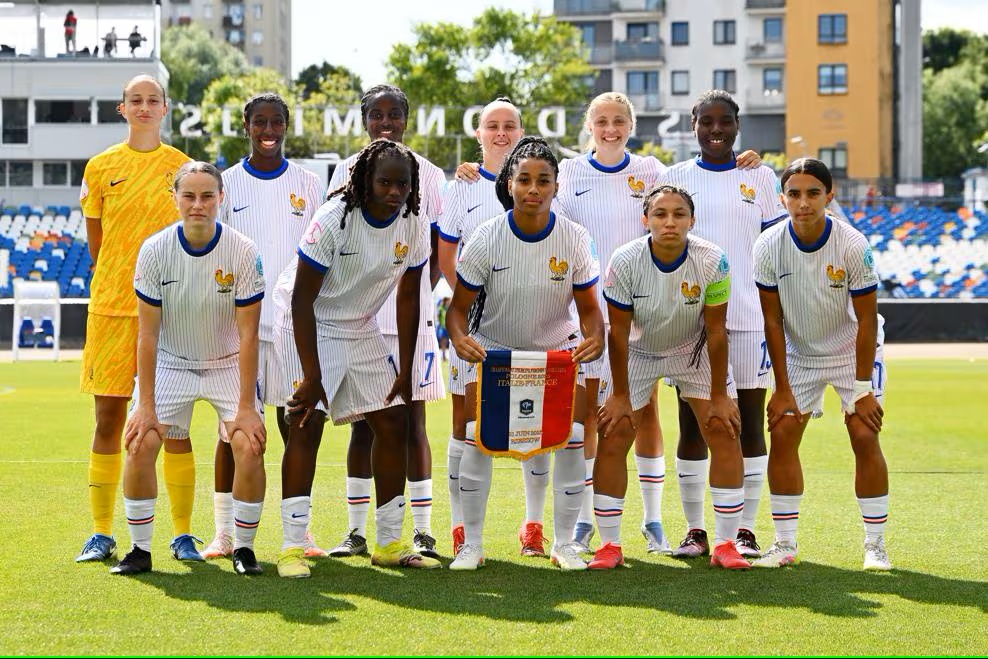 U19 - Les Bleuettes en démonstration