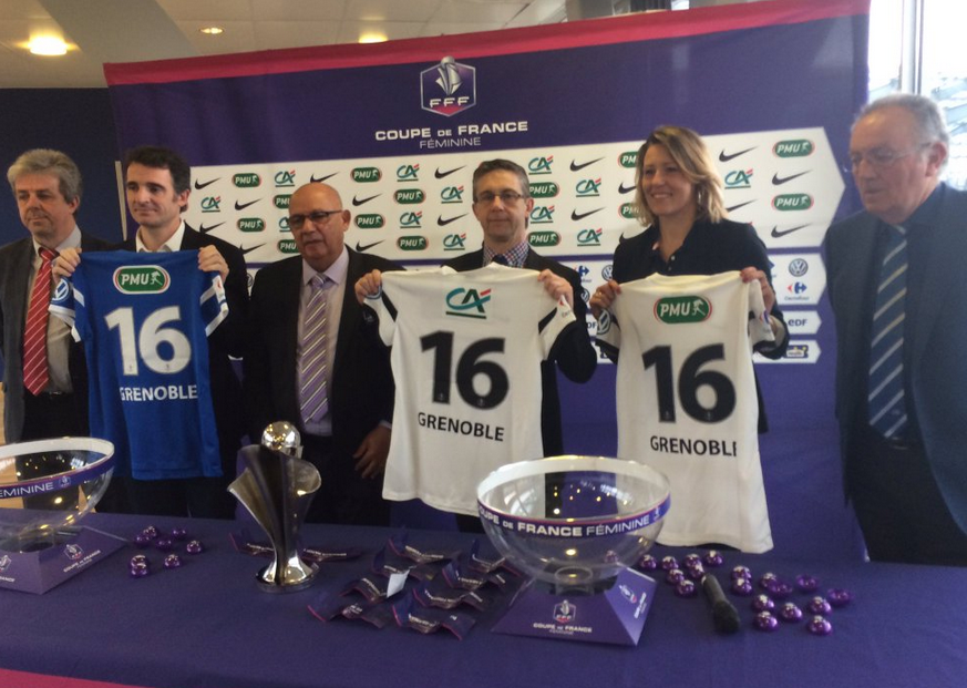 Le tirage a été effectué au stade des Alpes (photo DR) Le tirage a été effectué au stade des Alpes (photo DR)