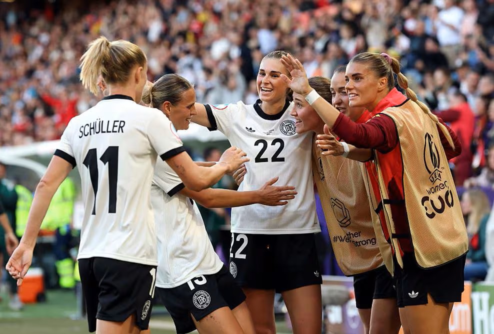 L'Allemagne est qualifiée mais devancée par la Suède (photo UEFA.com)