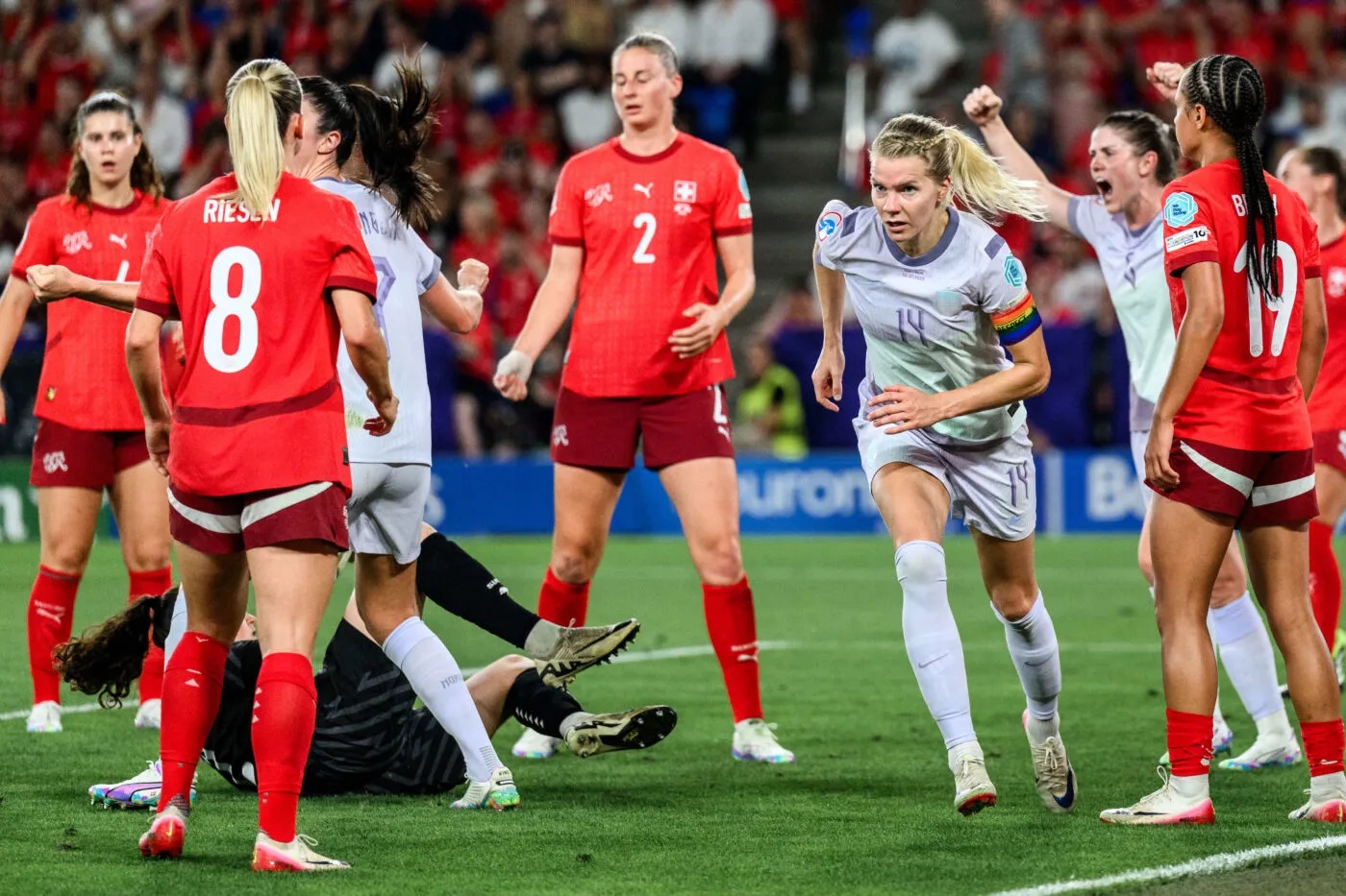 La Norvège d'Ada Hegerberg a passé le premier tour (photo UEFA.com)