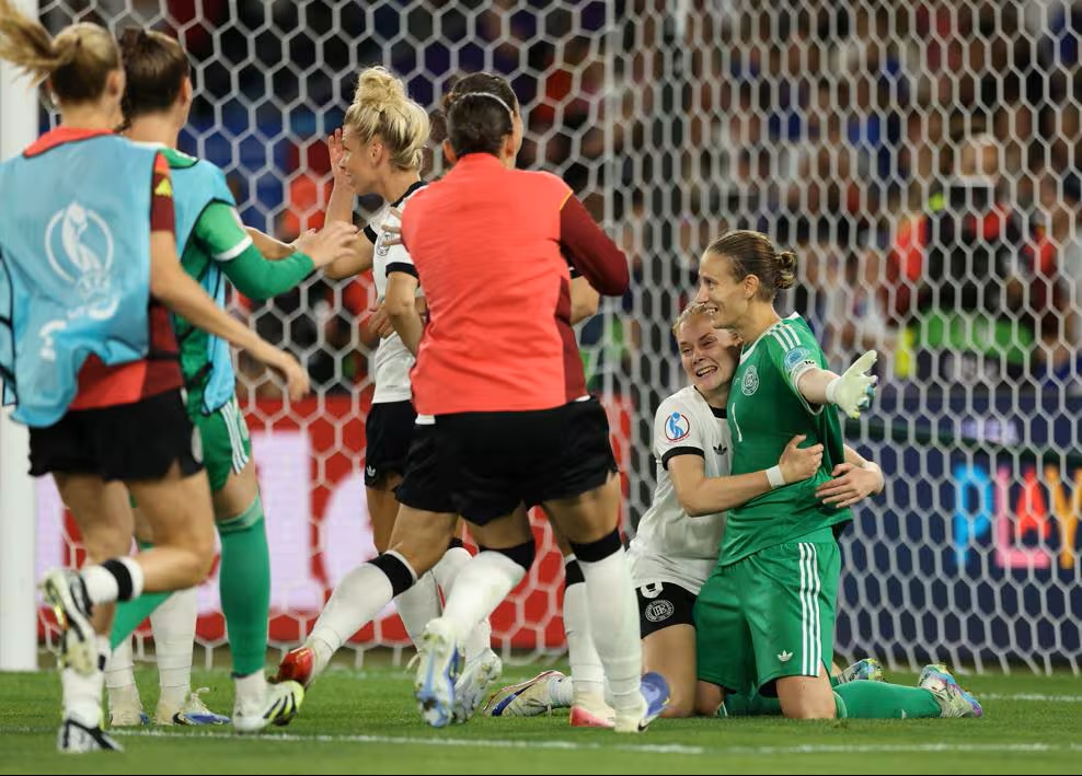 Ann-Kathrin Berger a été l'héroïne du match (photo UEFA.com)