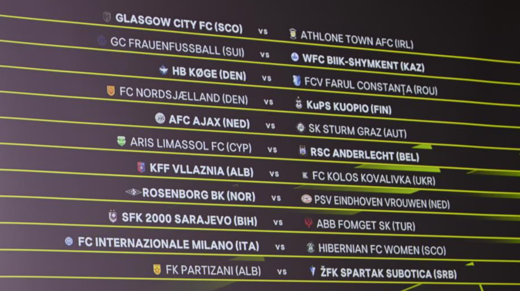 EUROPA CUP - Le tirage du premier tour effectué