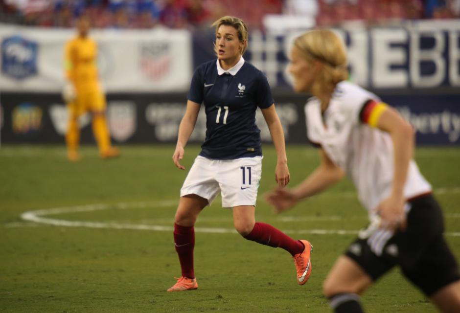 Titulaire face à l'Allemagne, Lavogez a joué le dernier quart d'heure contre les Etats-Unis (photo Antonio Mesa/FFF)