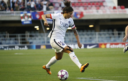 Cristiane aura le plus tenté, sans succès (photo PSG.fr)